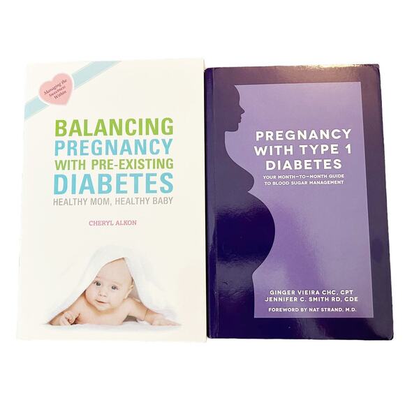 Pregnancy With Type 1 Diabetes Book Bundle Lot of 2 Pre-Owned - Picture 1 of 10